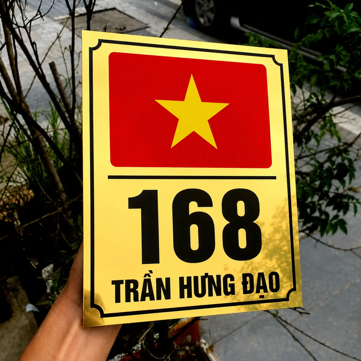 Biển Số Nhà Alu Tráng Gương Siêu Đẹp