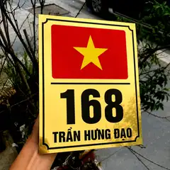 Biển Số Nhà Alu Tráng Gương Siêu Đẹp