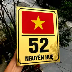 Biển Số Nhà Alu Tráng Gương Siêu Đẹp