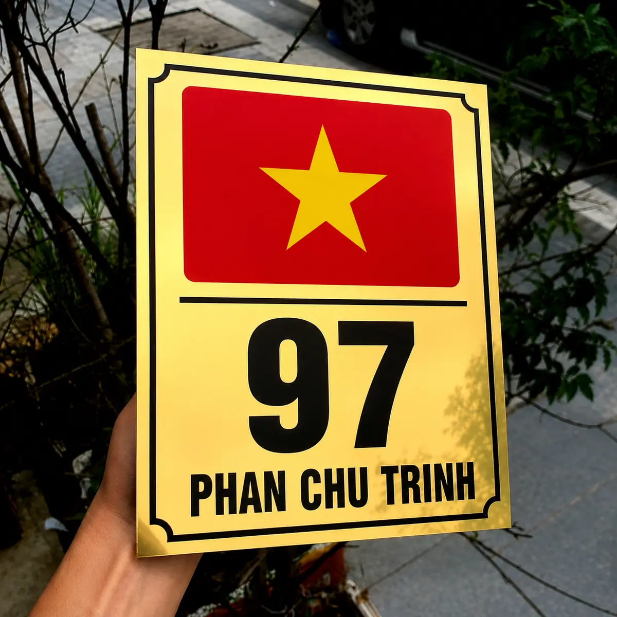 Biển Số Nhà Alu Tráng Gương Siêu Đẹp