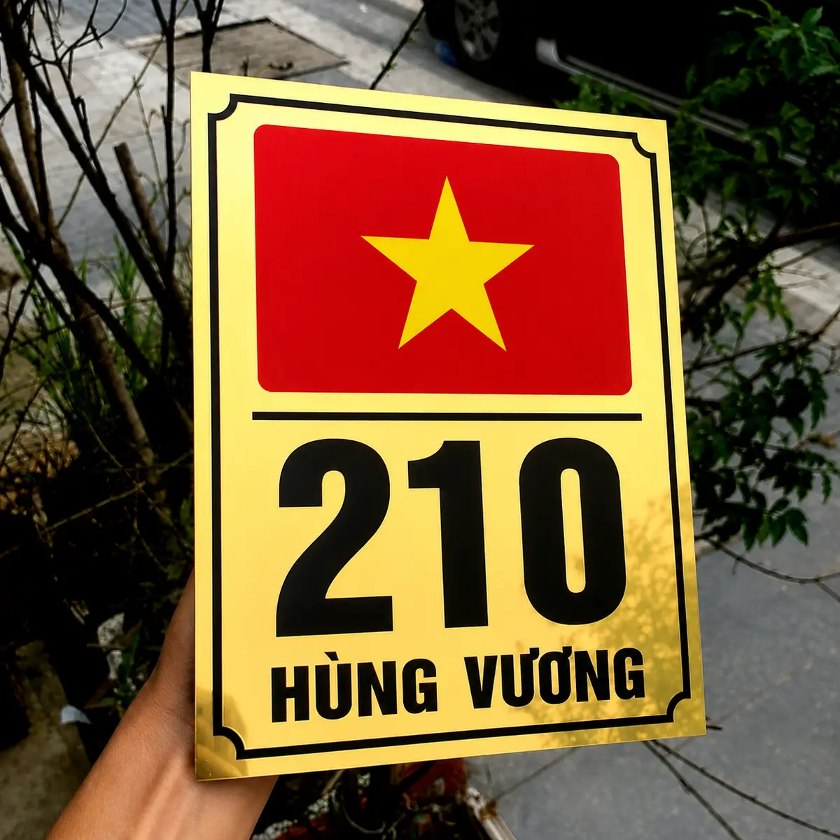 Biển Số Nhà Alu Tráng Gương Siêu Đẹp