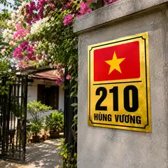 Biển Số Nhà Alu Tráng Gương Siêu Đẹp