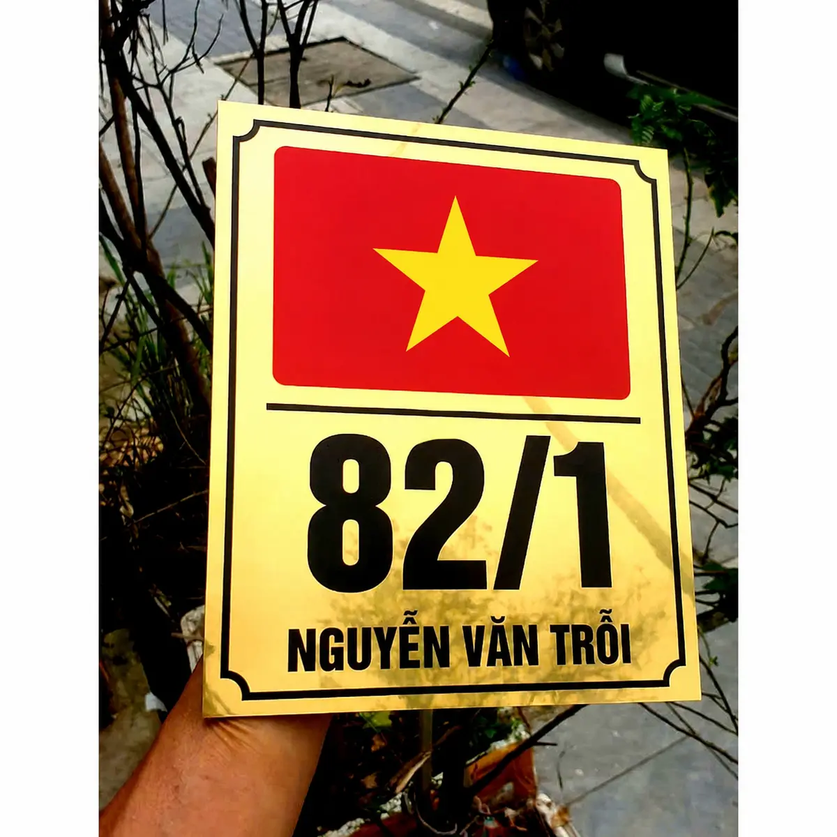 Biển Số Nhà Alu Tráng Gương Siêu Đẹp