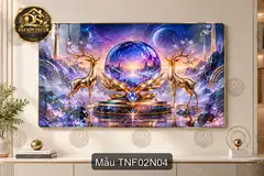 Tranh tráng gương cây sự sống fantasy Thiên nhiên fantasy 002 decor phòng khách phòng làm việc